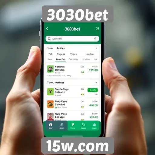 Facilidade de uso do site da 3030bet em dispositivos móveis